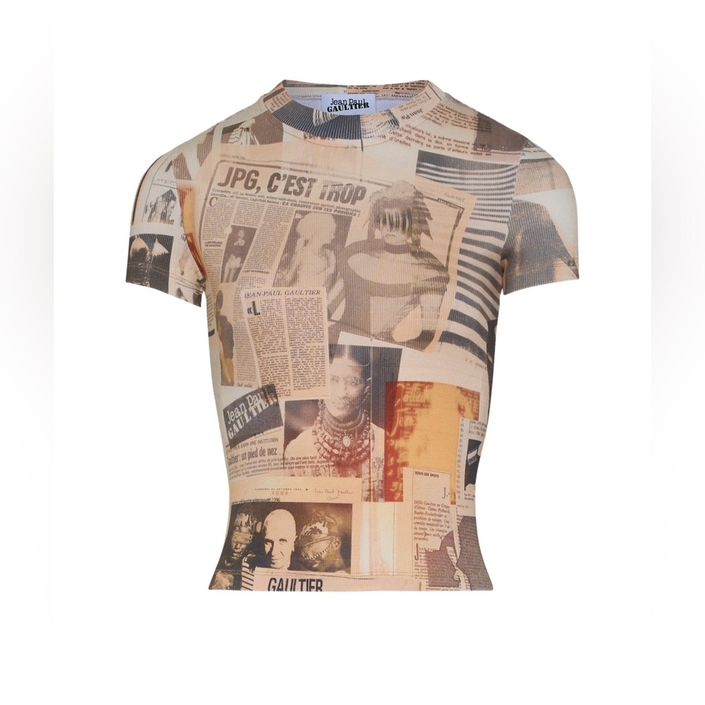 Jean Paul Gaultier Journal printed t shirt size small